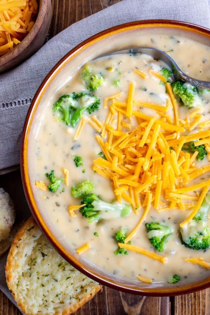 Ina Garten Broccoli Cheddar Soup - Delish Sides