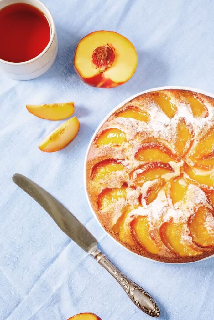 Ina Garten Peach Cake - Delish Sides