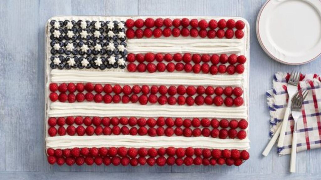 Ina Garten American Flag Cake