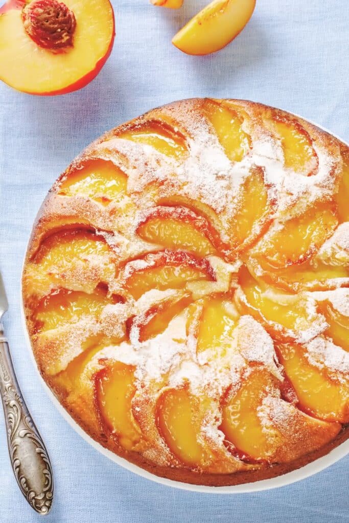 Ina Garten Peach Cake - Delish Sides