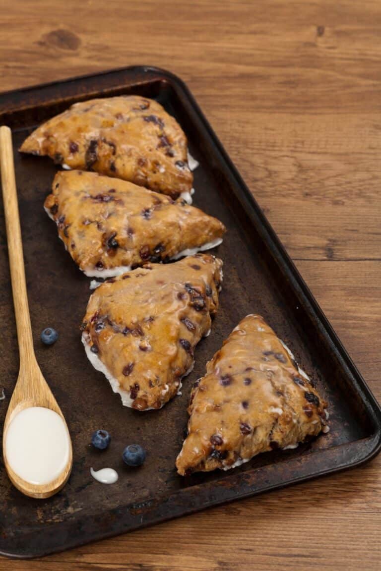 Ina Garten Blueberry Scones With Lemon Glaze - Delish Sides