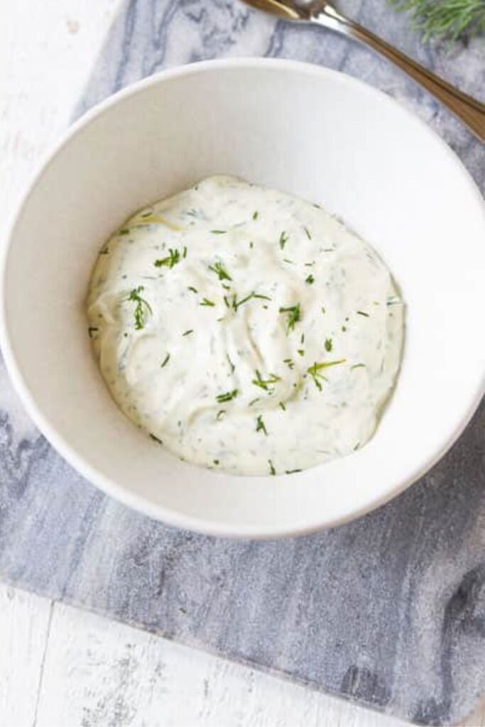 Ina Garten Dill Sauce for poached salmon