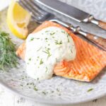 Ina Garten's Cold Poached Salmon with Dill Sauce
