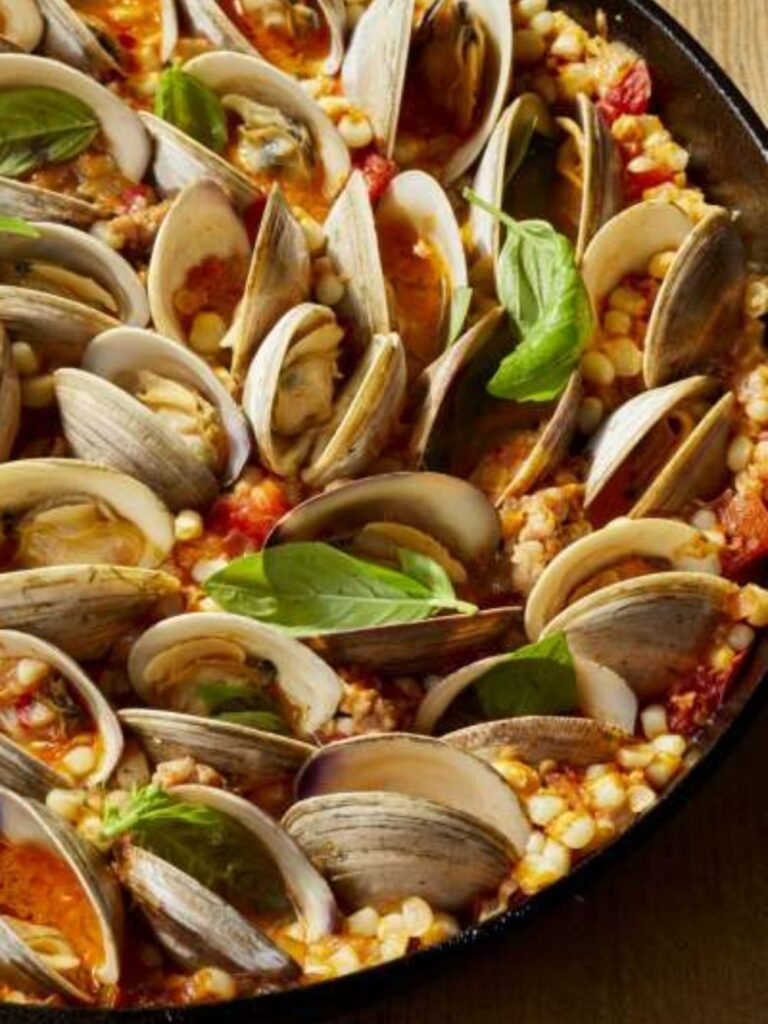 Ina Garten Summer Skillet With Clams Sausage And Corn