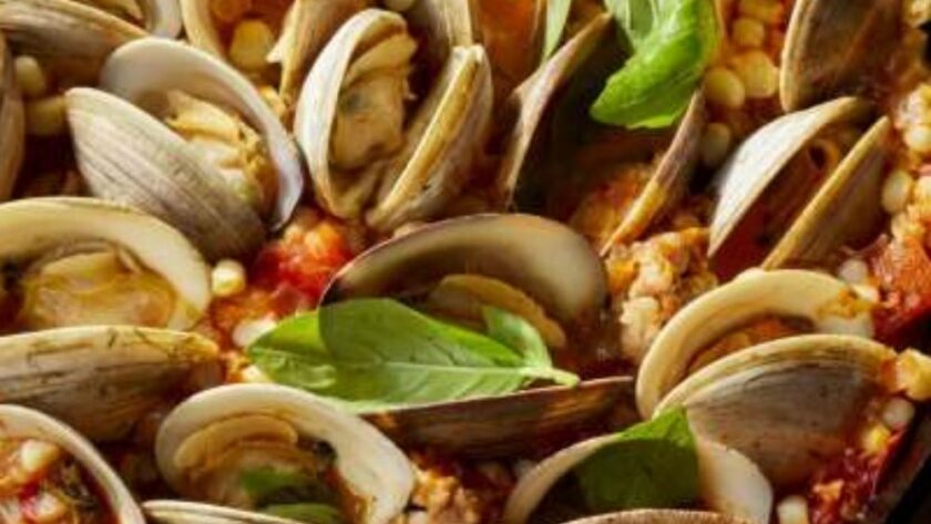 Ina Garten Summer Skillet With Clams Sausage And Corn