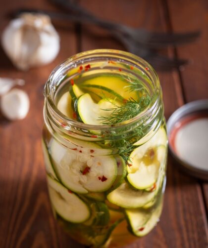 Jamie Oliver Pickled Courgette