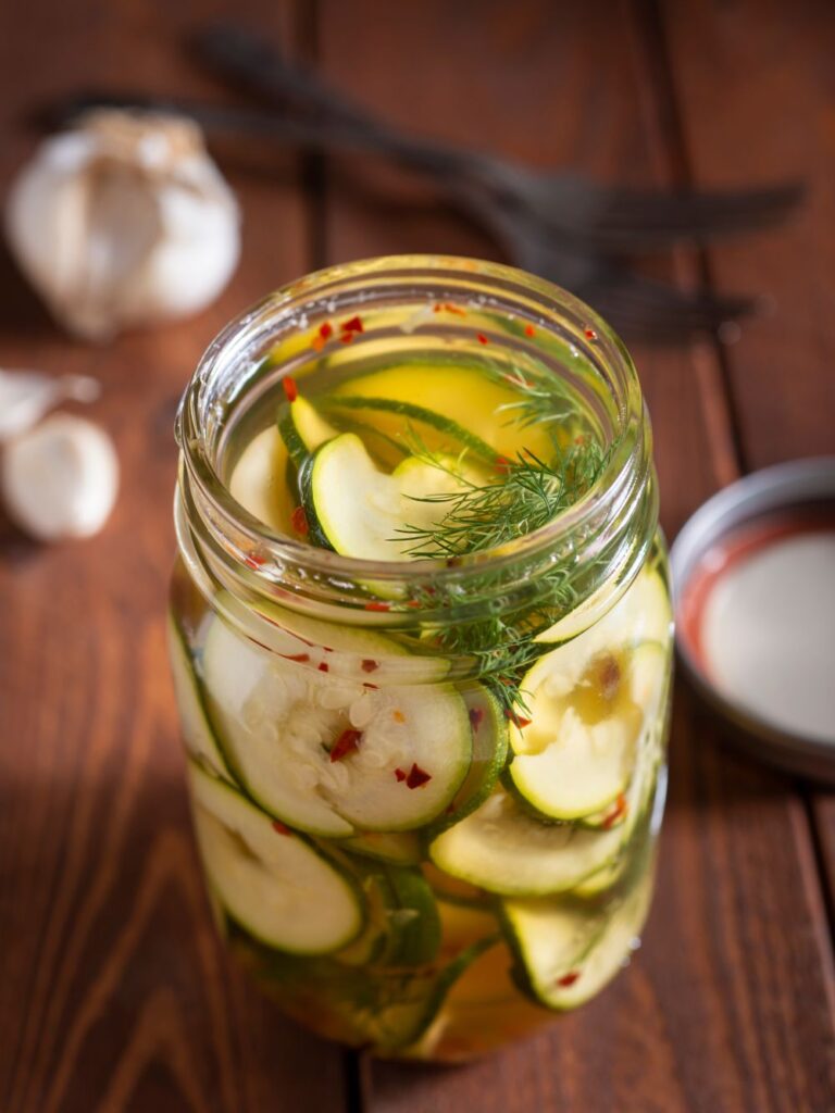 Jamie Oliver Pickled Courgette