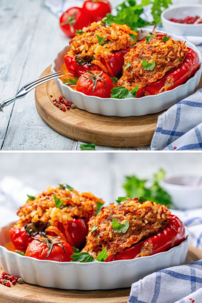 Jamie Oliver Stuffed Red Peppers