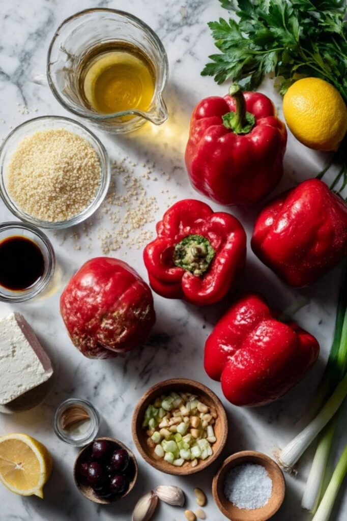 Jamie Oliver Stuffed Red Peppers Recipe 