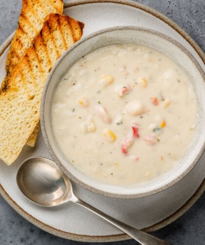 Bobby Flay Crab Corn Chowder