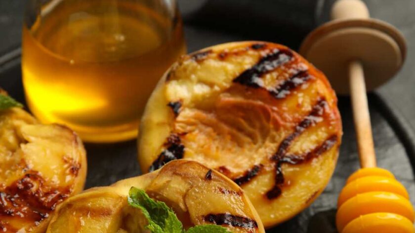 Bobby Flay Grilled Peaches