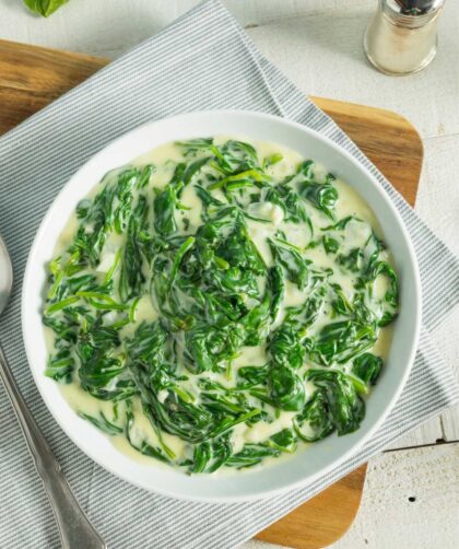 Bobby Flay Creamed Spinach