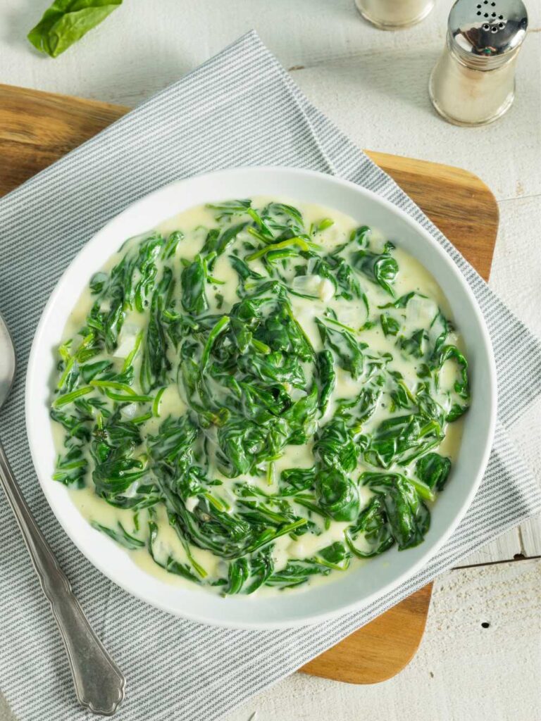 Bobby Flay Creamed Spinach