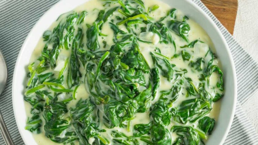 Bobby Flay Creamed Spinach