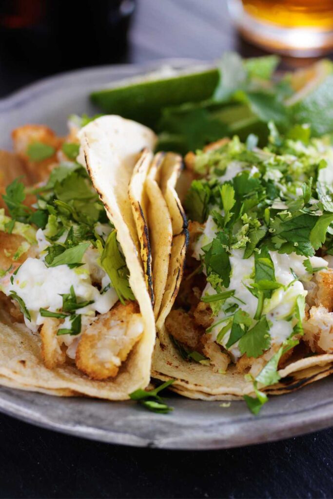 Bobby Flay Slaw Fish Tacos 