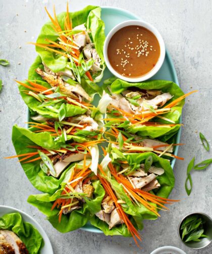 Bobby Flay Chicken Lettuce Wraps