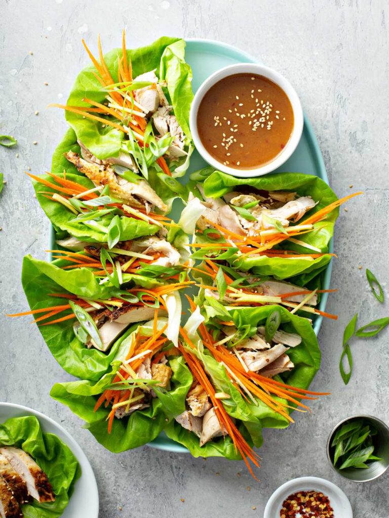 Bobby Flay Chicken Lettuce Wraps