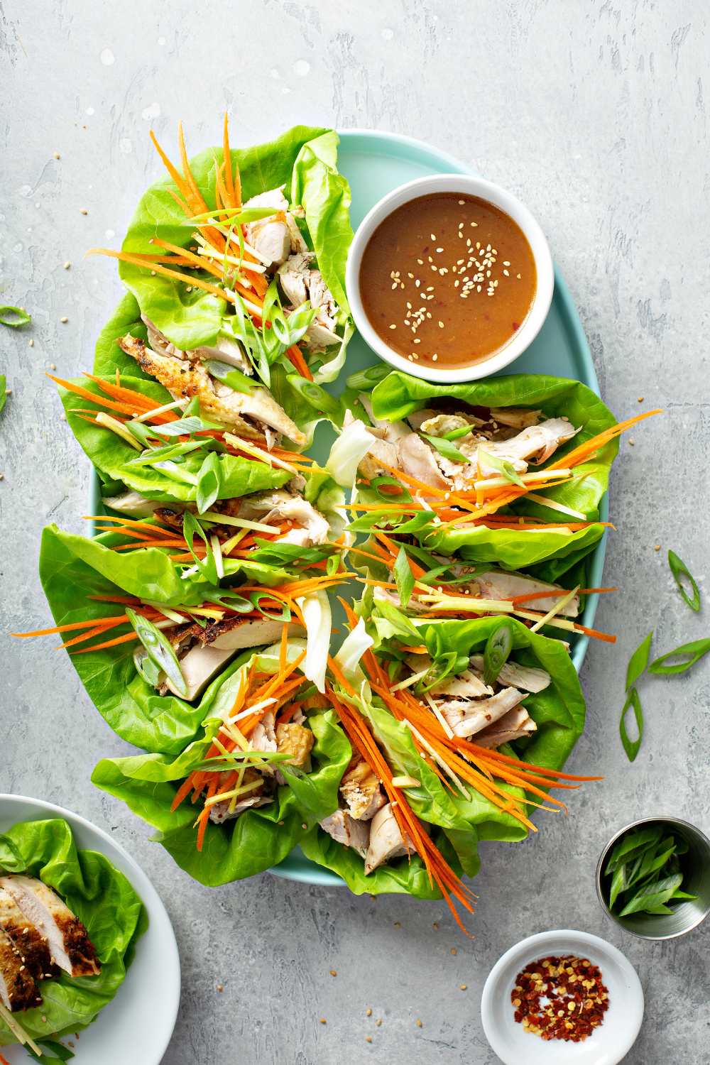 Bobby Flay Chicken Lettuce Wraps