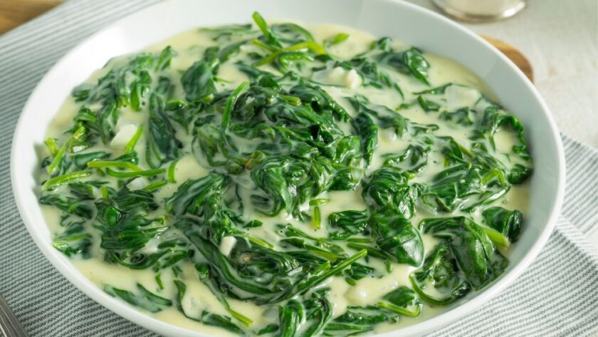 Alton Brown Creamed Spinach