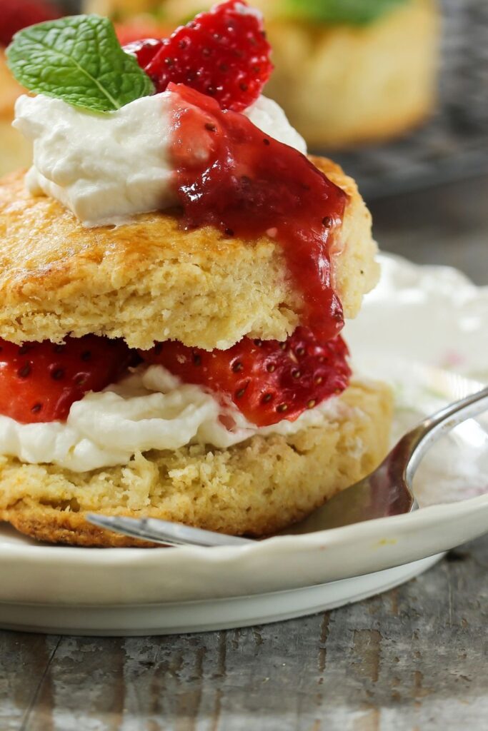 Alton Brown Strawberry Shortcake