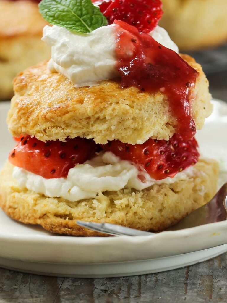 Alton Brown Strawberry Shortcake