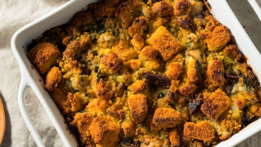 Bobby Flay Cornbread Chorizo Stuffing