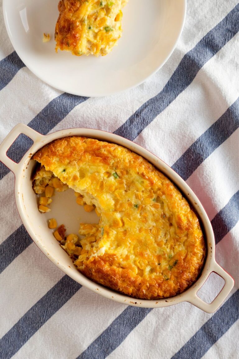 Michael Symon Paps Corn Pudding - Delish Sides