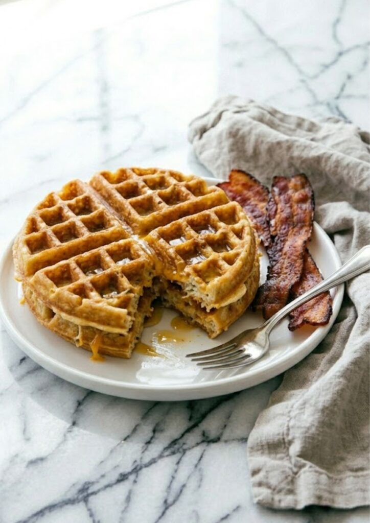 Bobby Flay Cheddar Waffles
