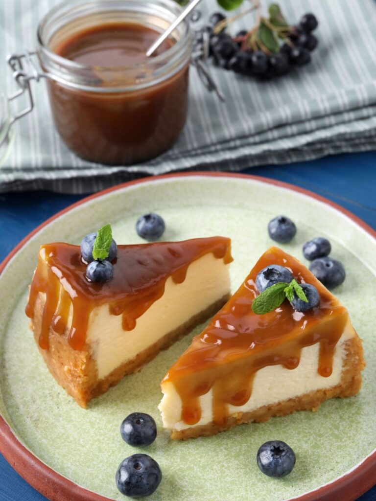 Jamie Oliver Salted Caramel Cheesecake