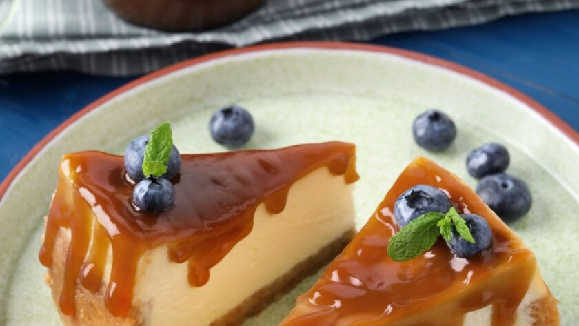 Jamie Oliver Salted Caramel Cheesecake