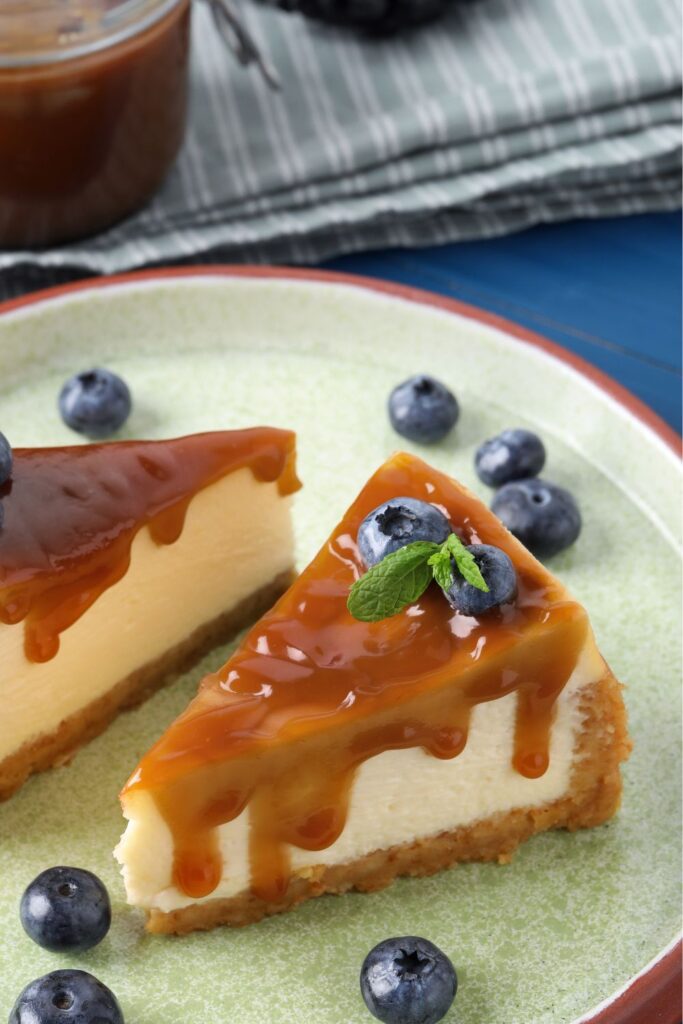 Jamie Oliver Salted Caramel Cheesecake