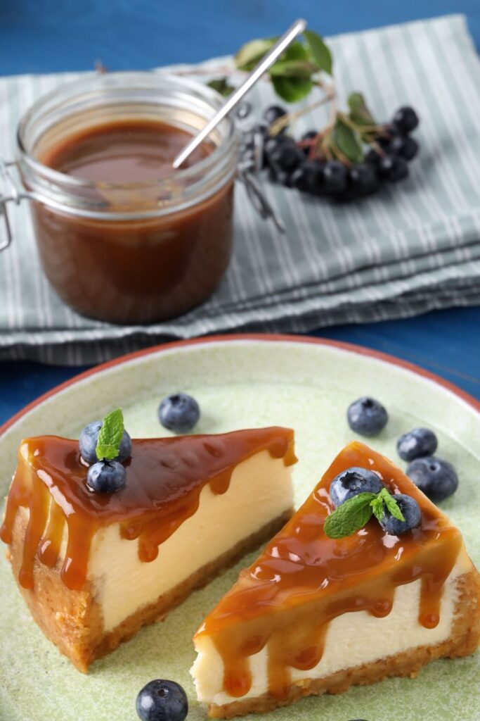 Jamie Oliver Salted Caramel Cheesecake