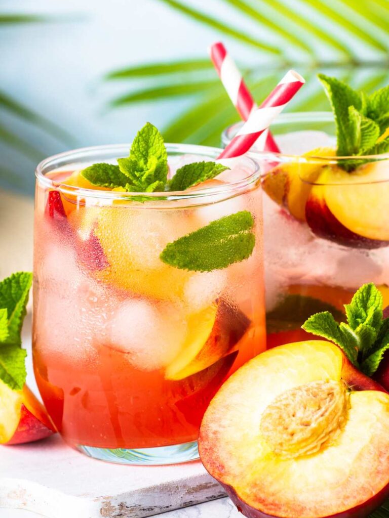 Bobby Flay Peach Sangria