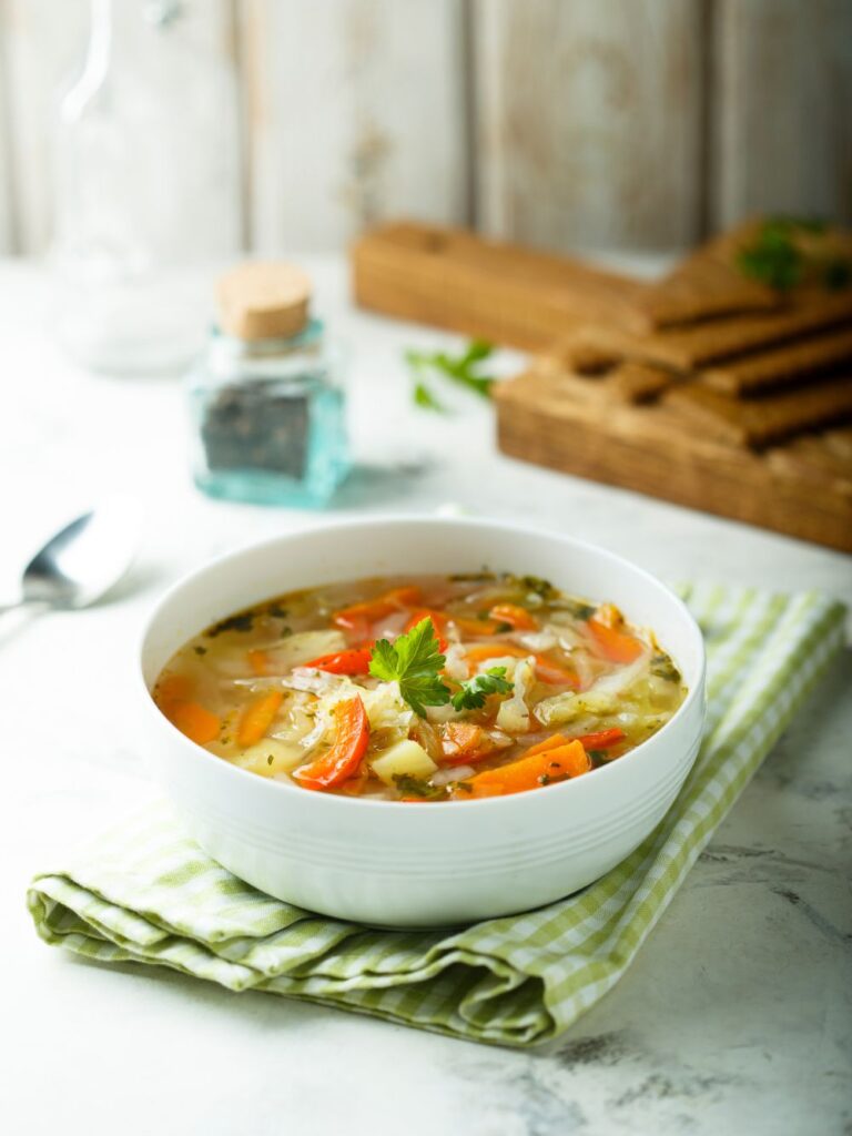 Alton Brown Garden Vegetable Soup - Delish Sides