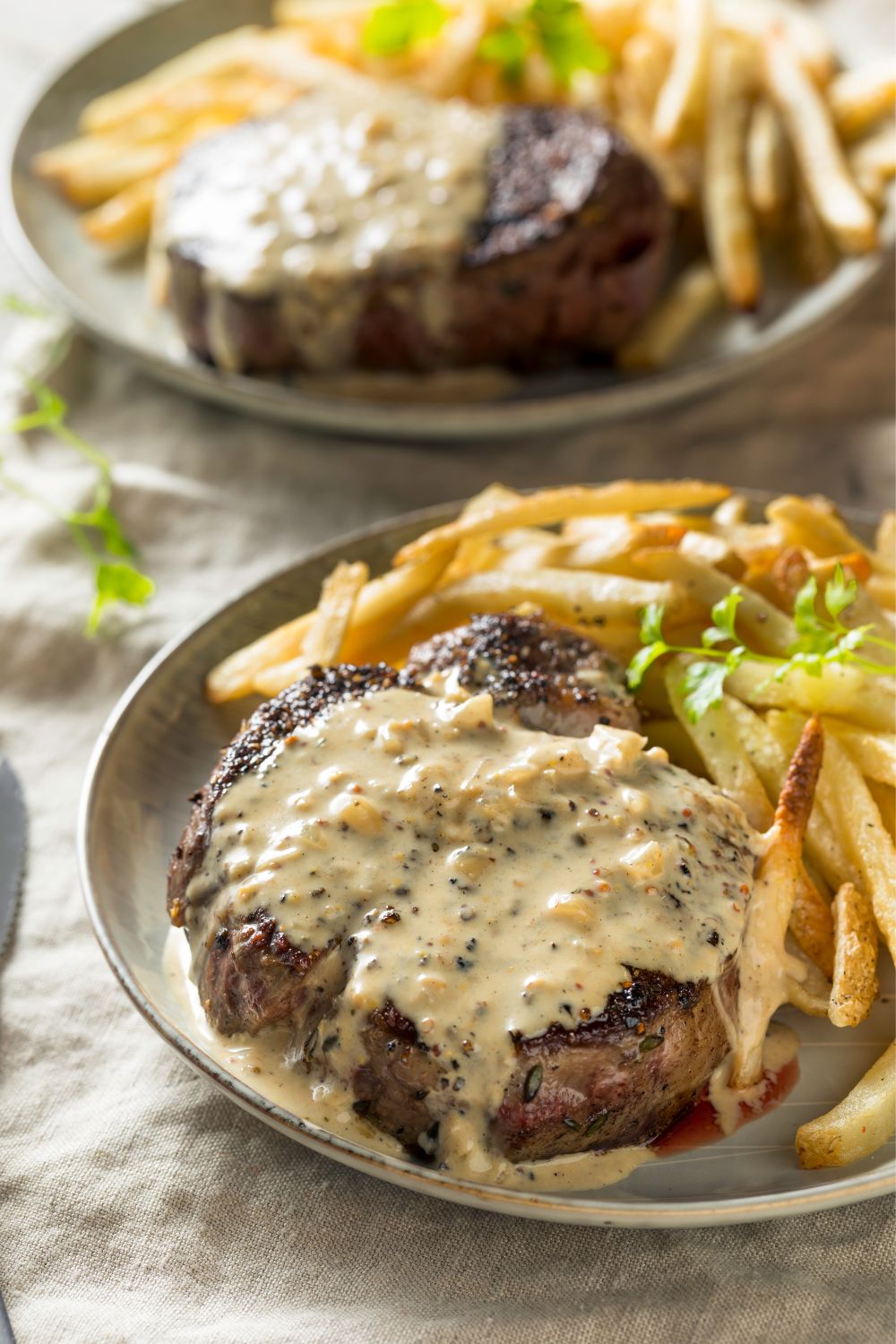 Alton Brown Steak Au Poivre - Delish Sides