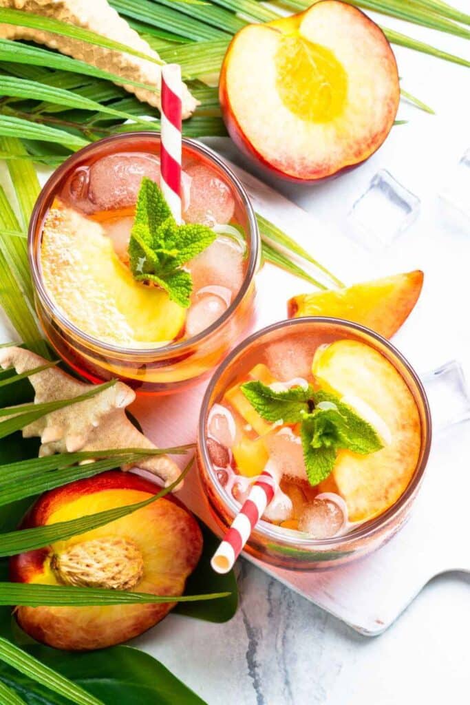 Bobby Flay Peach Sangria