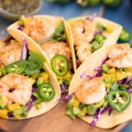 Michael Symon Grilled Shrimp With Tomatillo Salsa