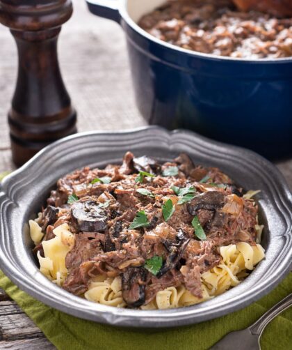 Alton Brown Beef Stroganoff