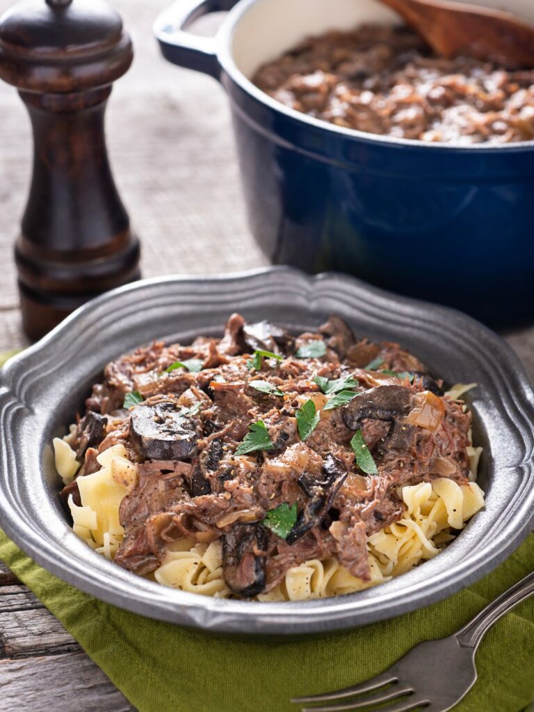 Alton Brown Beef Stroganoff