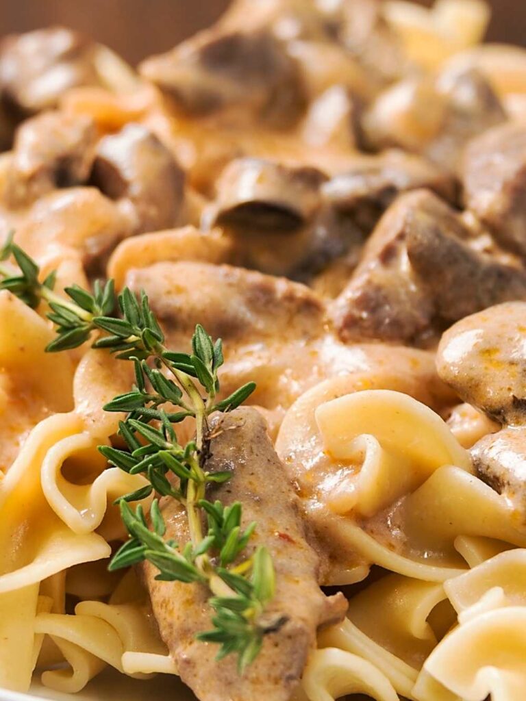 Julia Child Beef Stroganoff