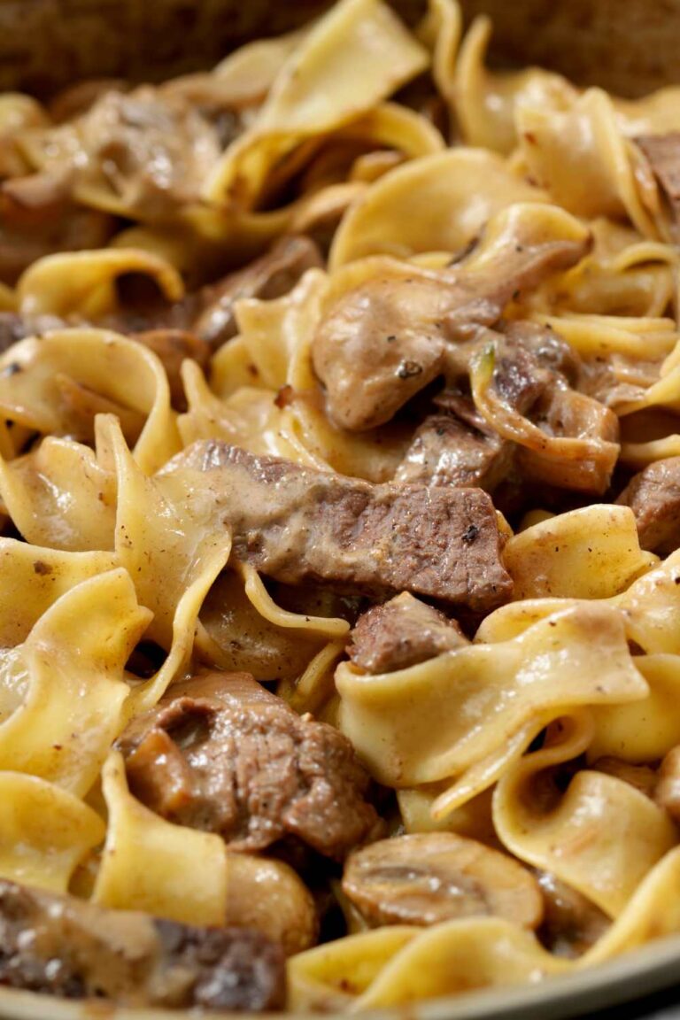 Julia child beef stroganoff delish sides