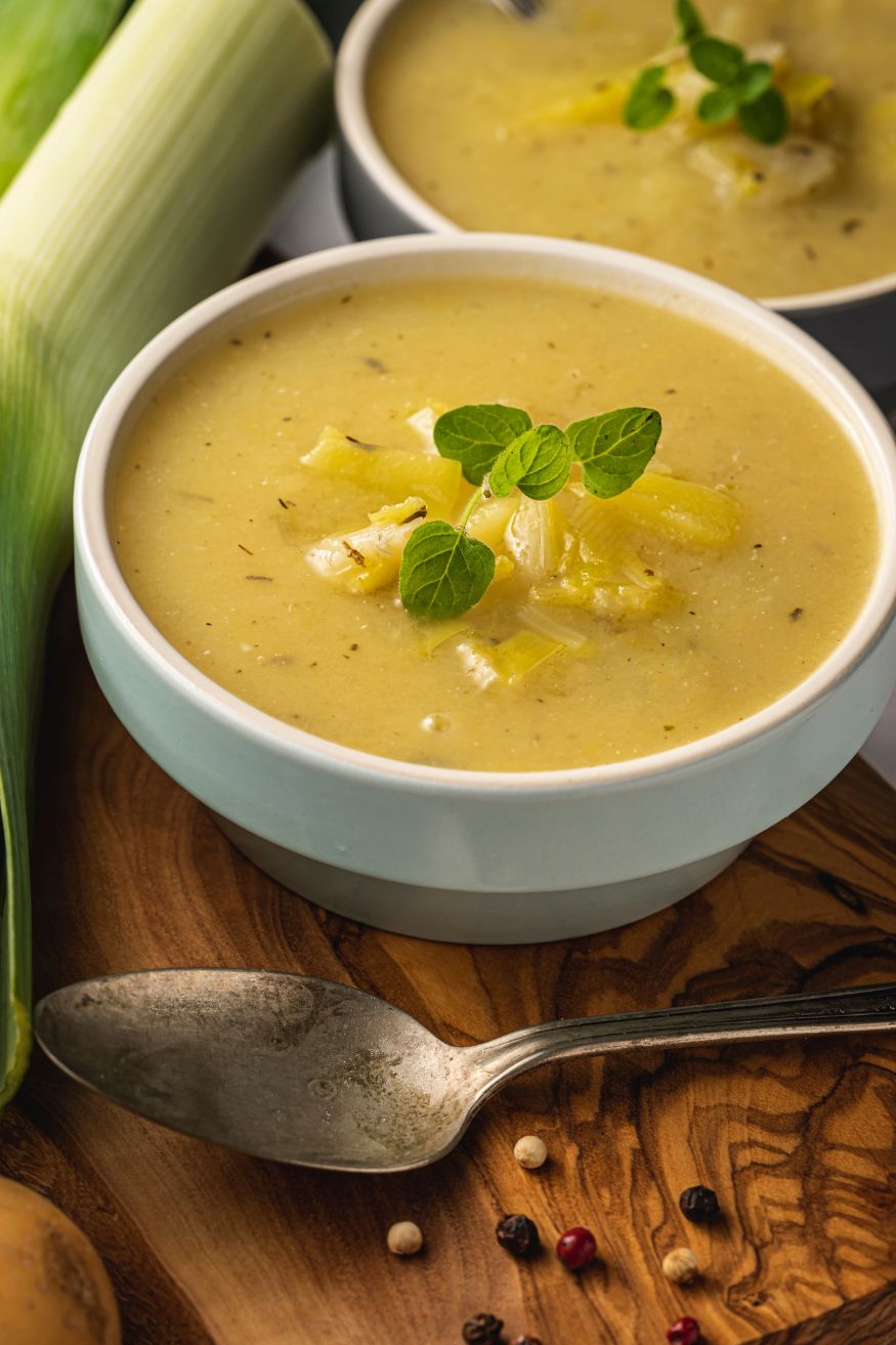 Julia Child Potato Leek Soup Recipe - Delish Sides