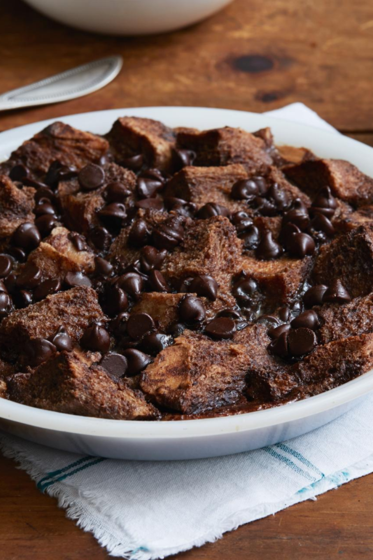 Pioneer Woman Chocolate Chip Bread Pudding