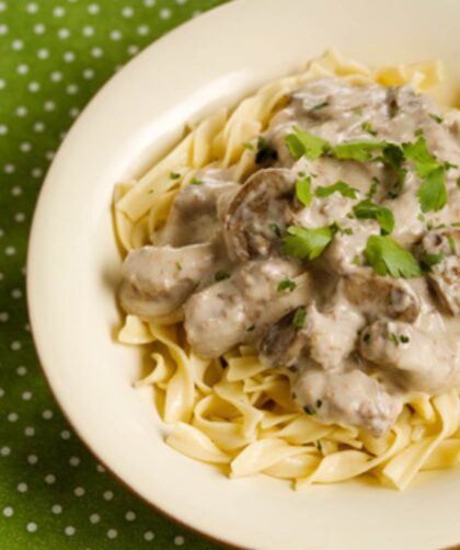 Paula Deen Beef Stroganoff