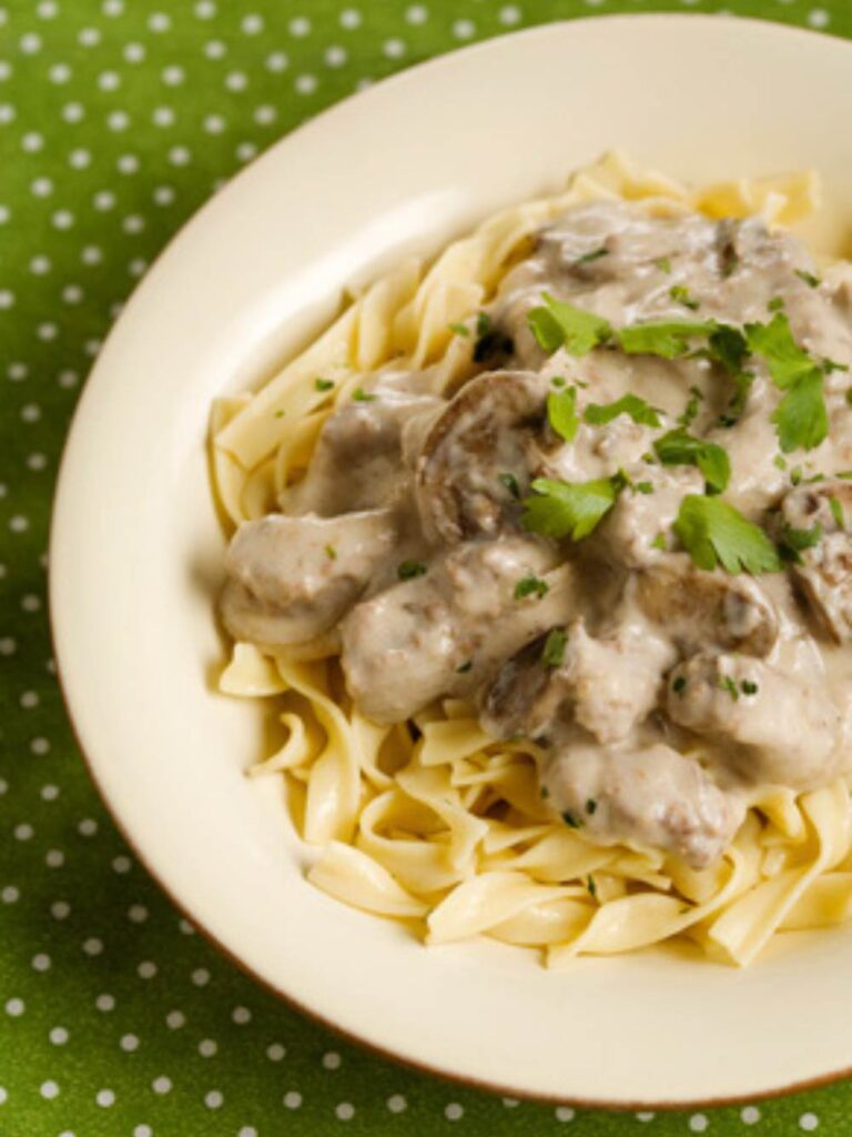 Paula Deen Beef Stroganoff