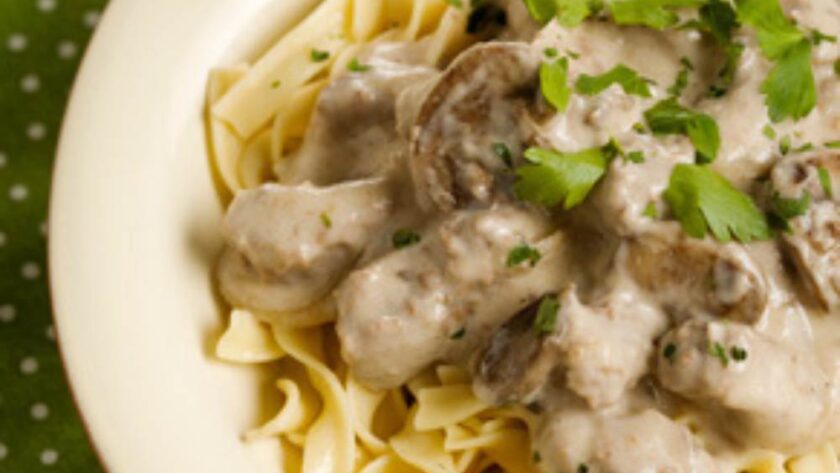 Paula Deen Beef Stroganoff