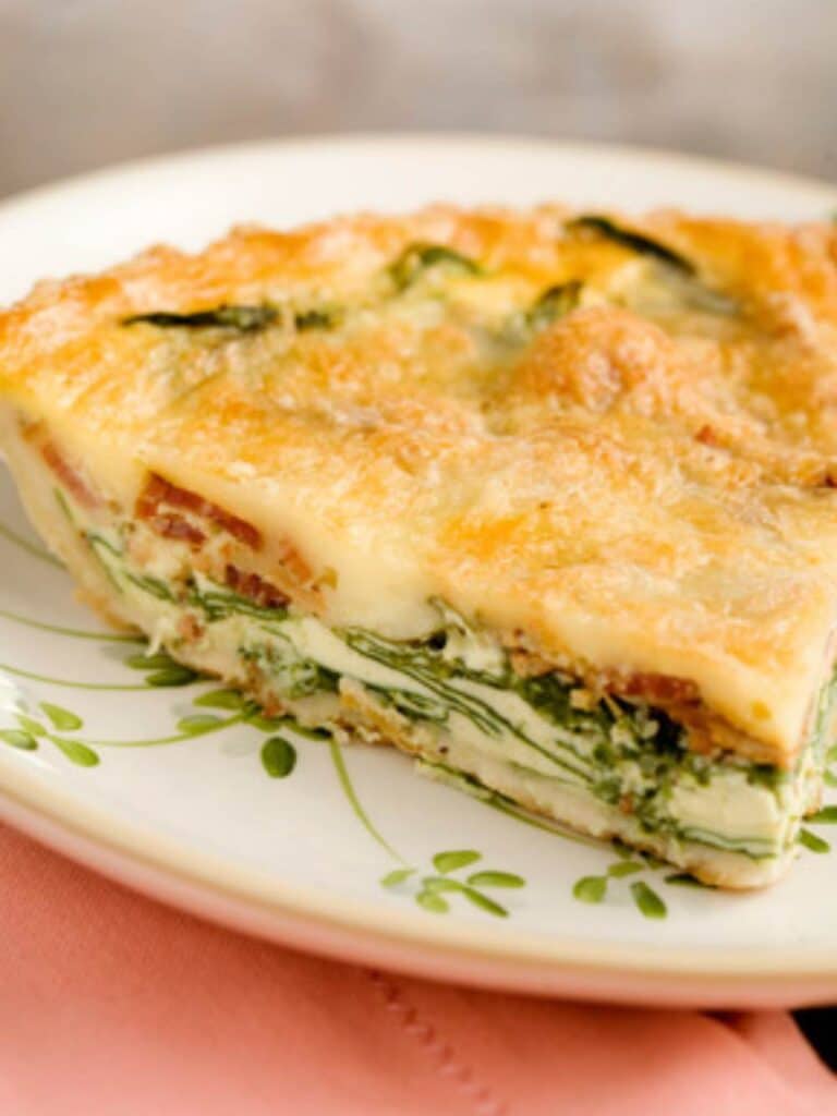 Paula Deen Bacon Spinach Quiche