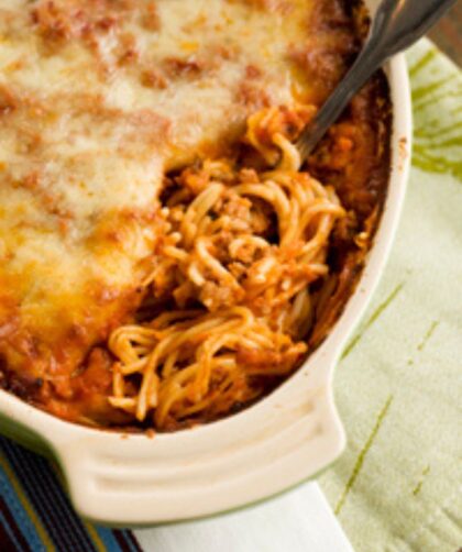 Paula Deen Baked Spaghetti