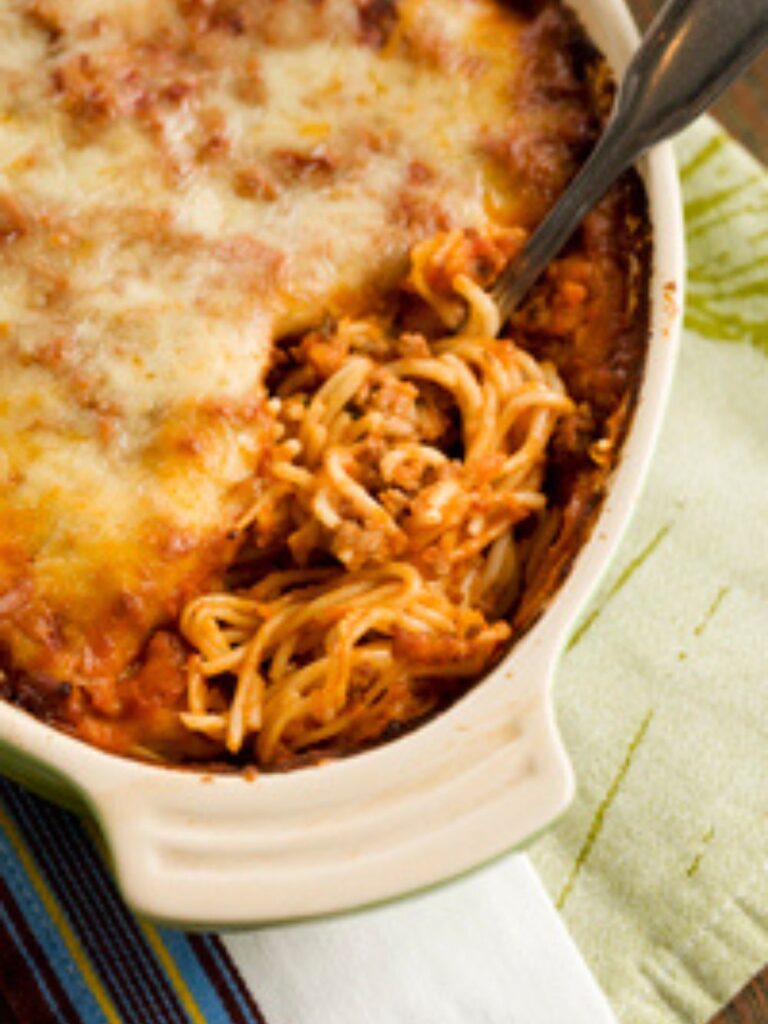 Paula Deen Baked Spaghetti