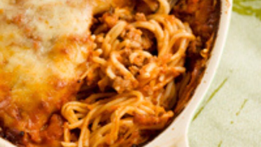 Paula Deen Baked Spaghetti